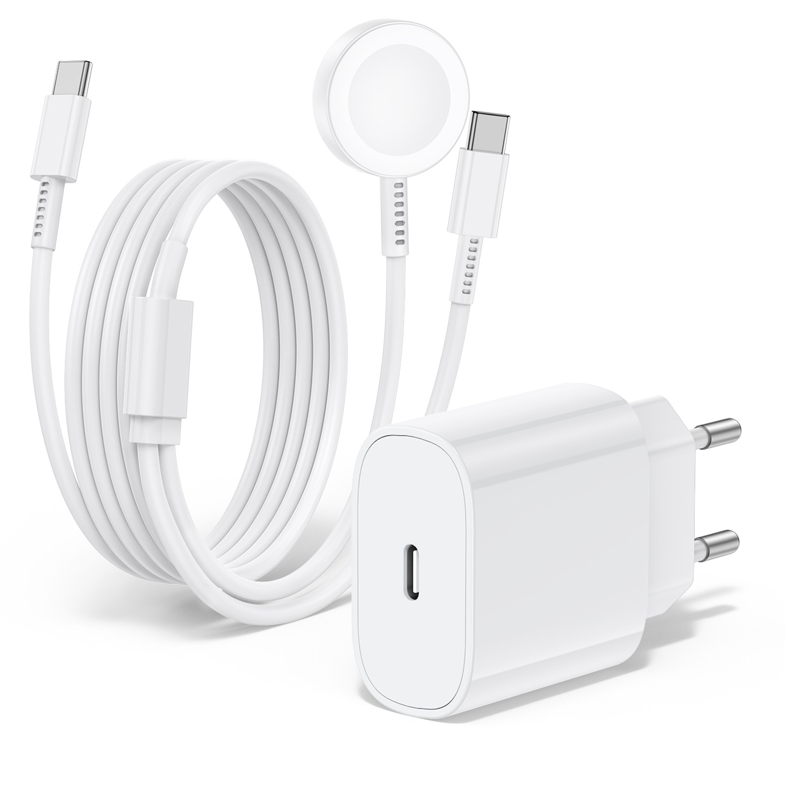 루미아코어 25W PPS PD 3.0 초고속 충전기 +갤럭시워치 호환 2in1 유무선 충전케이블 60W 180cm 14,800원