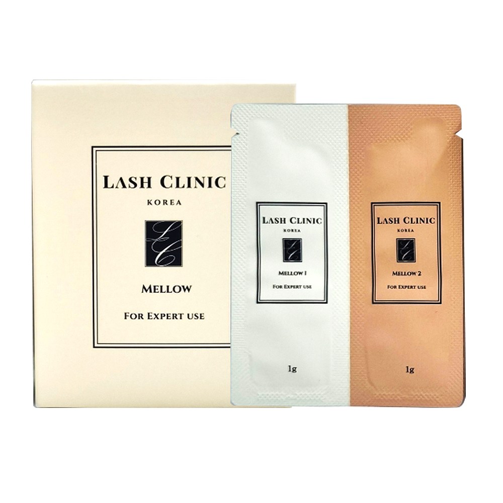 래쉬클리닉 멜로우 속눈썹 펌제 1제10개+2제10개+실리콘브러쉬+착붙브러쉬, 1개, 단일색상 30,000원