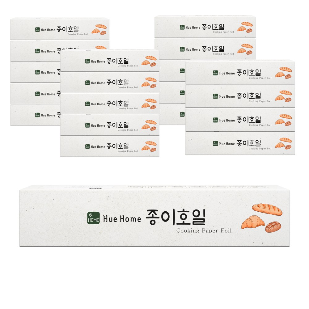 휴홈 종이호일 롤형 30cmx50M 대용량, 20개, 1개입 106,000원