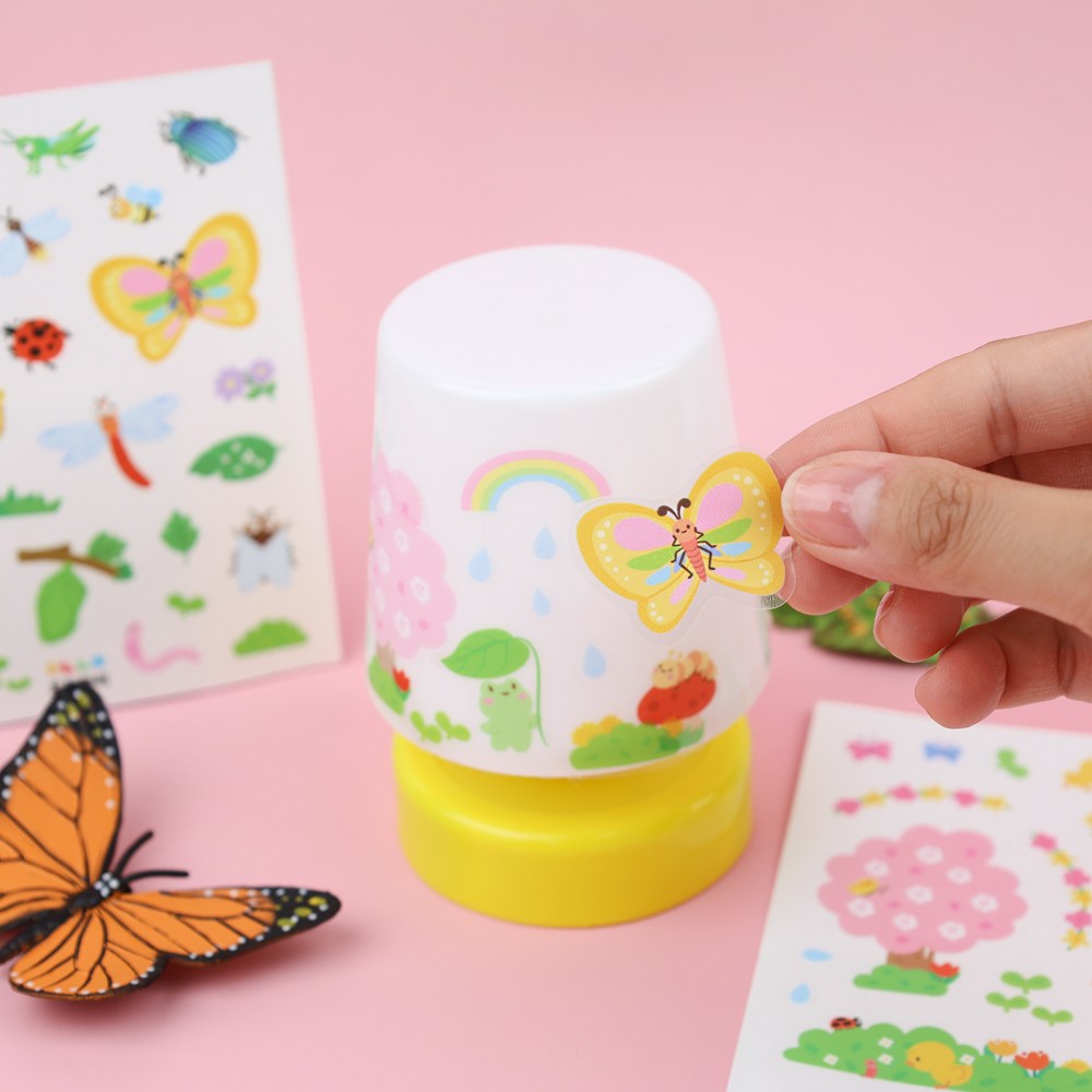 오늘놀이 투명 꾸미기 스티커 11종 택1 다이어리 스탠드 장식 참여수업 KC인증 600원