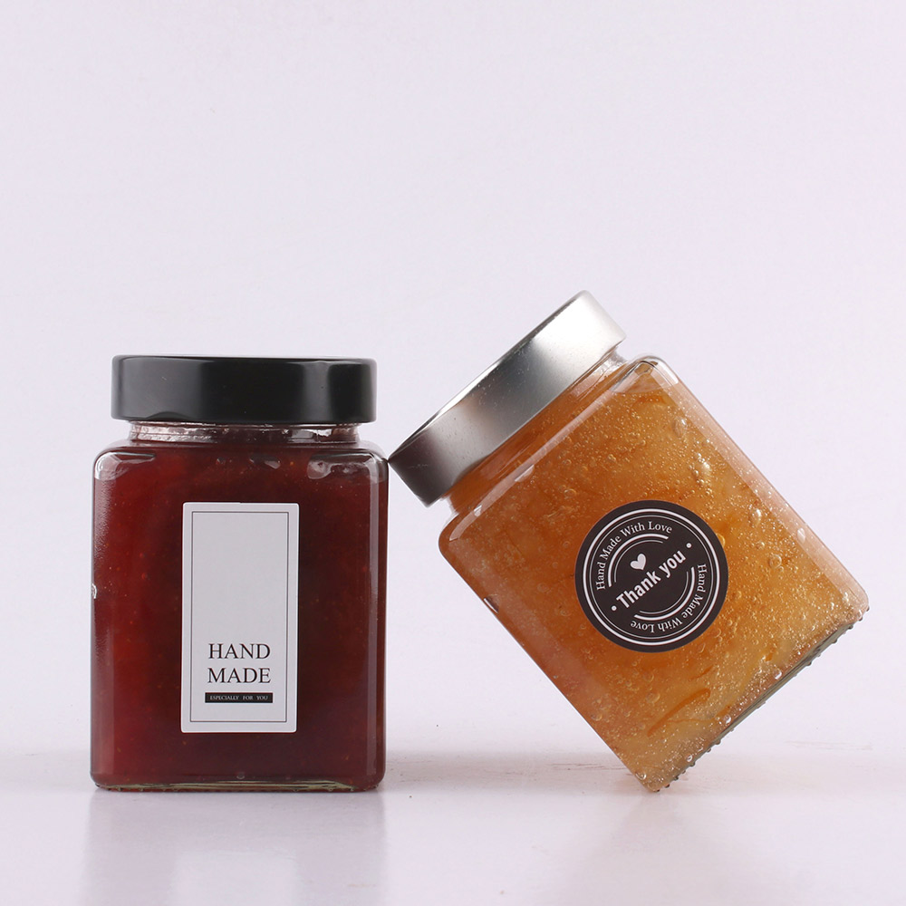 쨈병 70파이 프리미엄 사각500ml 42개 (약 가로x세로 7.9cm x 높이 11.3cm 마개 7cm) 43,000원