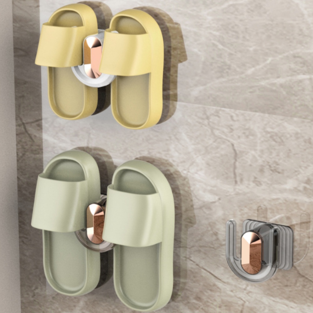 클린웰스 접착식 슬리퍼 신발 걸이 무타공 실내화 욕실화 거치대 다용도 9,900원