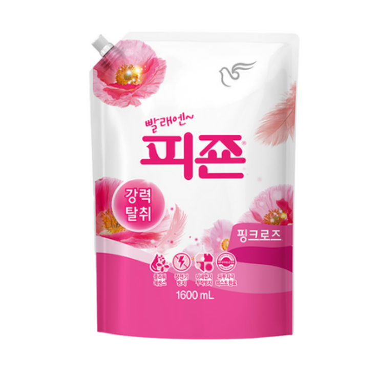 피죤 레귤러 섬유유연제 핑크로즈 리필, 2.1L, 4개 13,550원