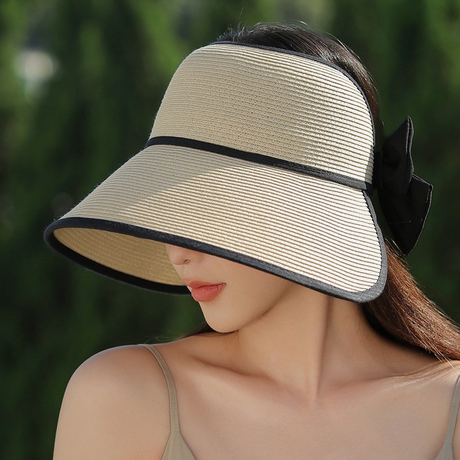 자오자오 여성 넓은 와이드 챙모자 햇빛 자외선 차단 여름 선캡 돌돌이 버킷햇 15,500원