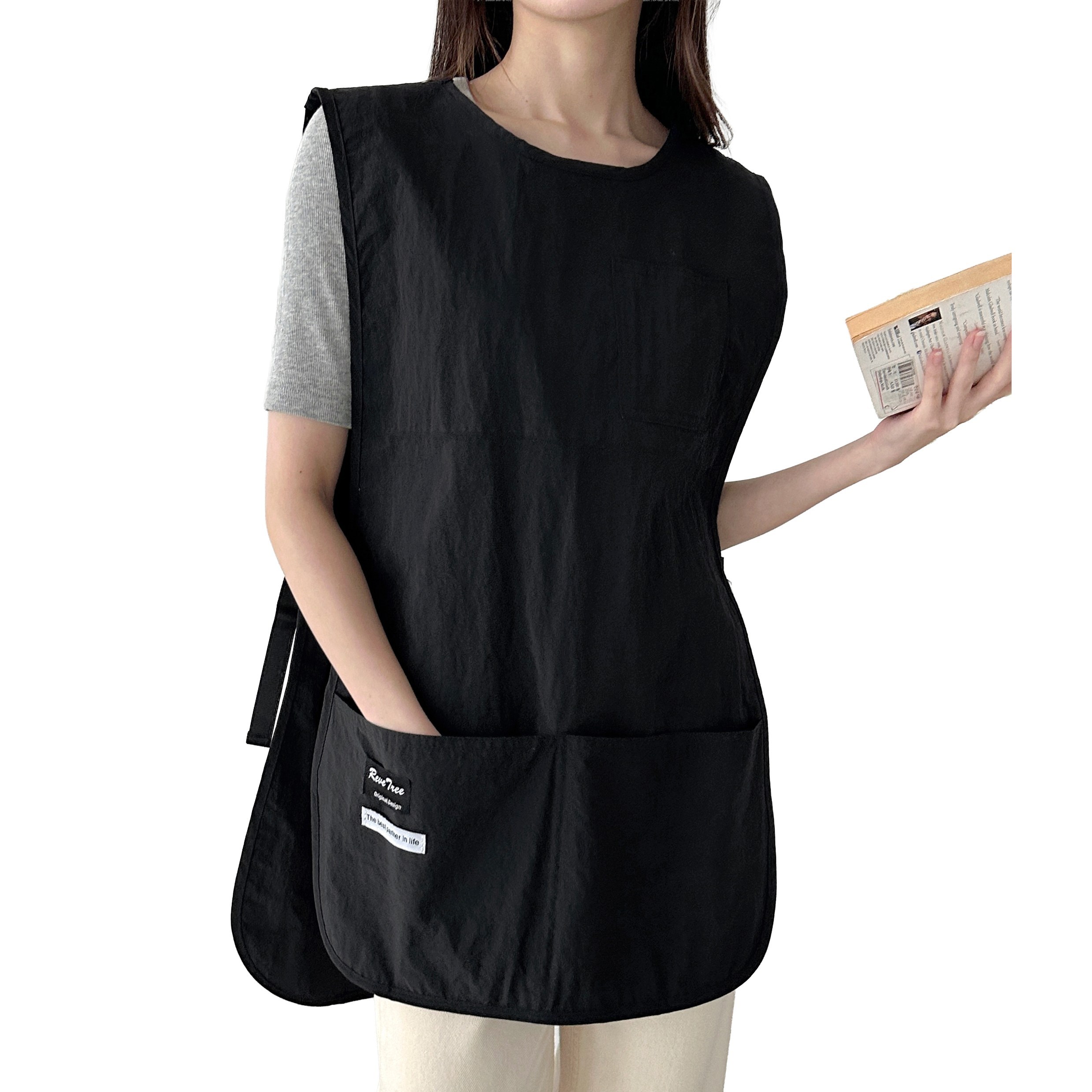 두리앤고 모던 생활방수 조끼형 카페 앞치마 13,480원