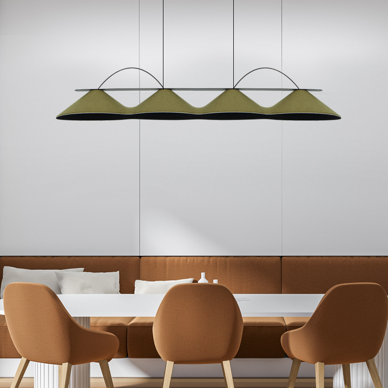 멜리빙 DS 파블로 그로브 펜던트 식탁등 LED20W 삼색변환 리모컨 플리커로우, 카키 + 블랙 462,180원