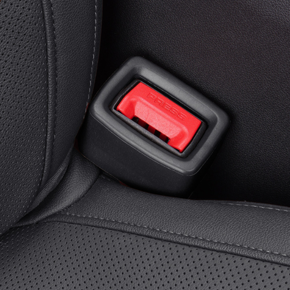 오토크루 자동차 안전벨트 실리콘 버클 커버, 블랙, 4개 8,000원