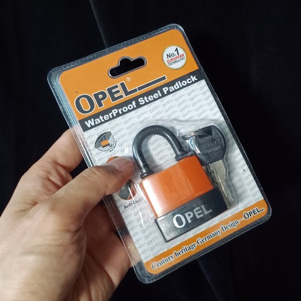 OPEL 방수 자물쇠 녹방지 창고 야외 대문 자물쇠, 1개 6,850원