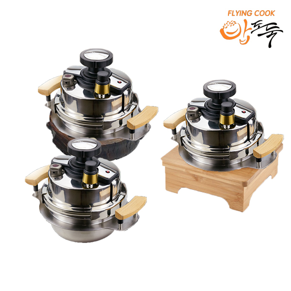 플라잉쿡 뉴밥도둑 압력솥 [1 2 3 4 5 모음] 인덕션 가스 압력밥솥 미니 스텐 솥밥 누룽지 캠핑, 1개, 없음, 1.6L 129,000원