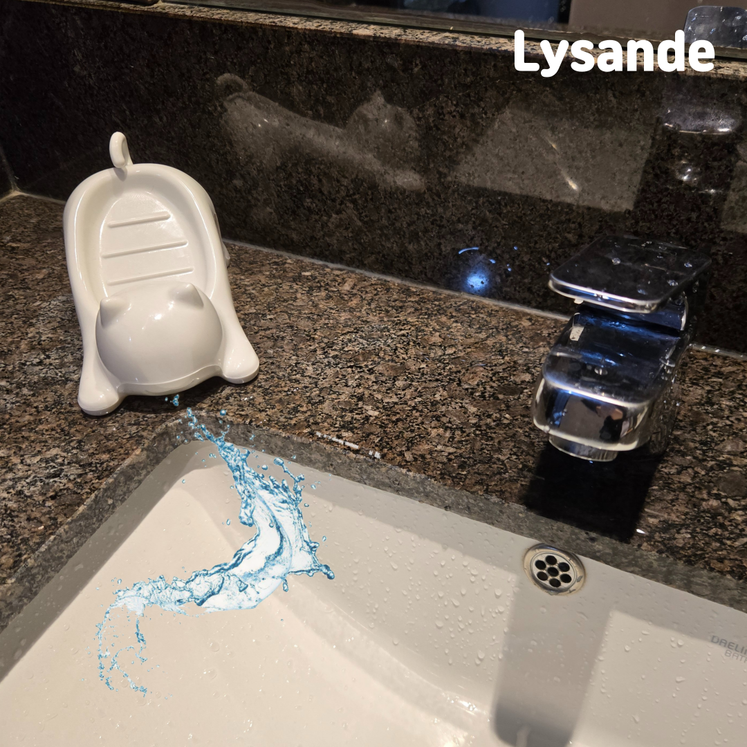 르산데 고양이 물빠짐 비누받침대 비누거치대, 1개, 화이트 9,730원