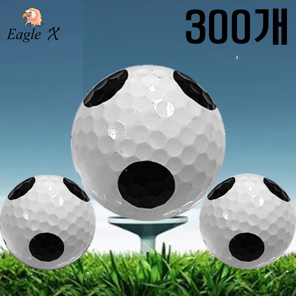 이글엑스 마킹볼 카카오프렌즈 큐이디 스크린골프 연습장 연습용 골프공 가성비짱 레인지볼, 1박스, 300개입, 아크센서 원형 197,350원