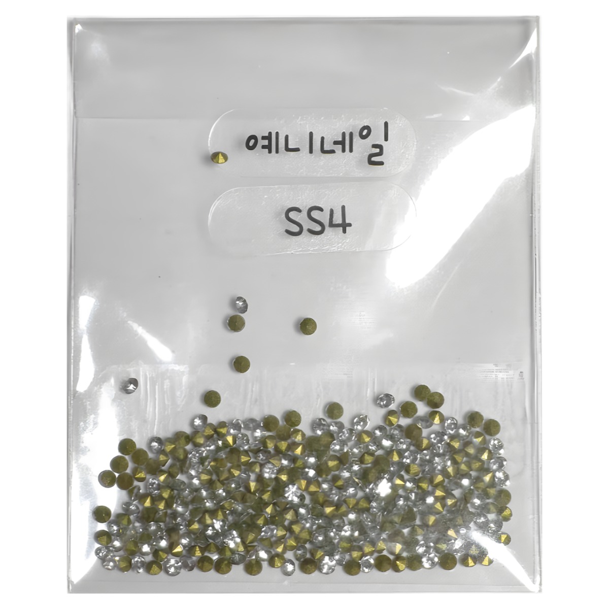 예니네일 브이컷 스톤 대용량(300개입), 1개, SS4(1.5mm) 3,960원