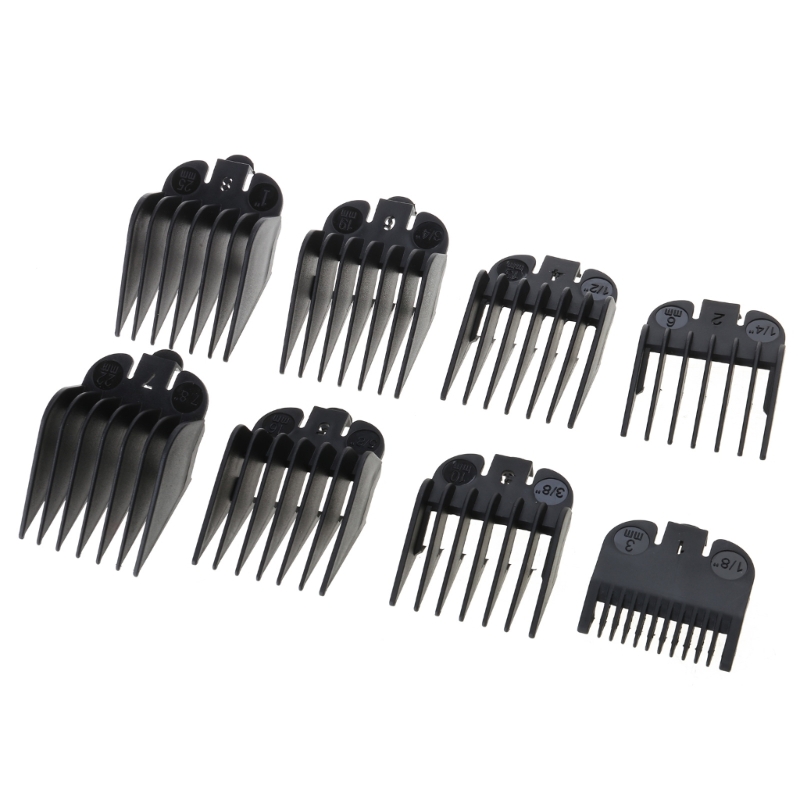 8Pcs 유니버설 헤어 클리퍼 리미트 빗 가이드 부착 크기 이발기 교체 9,950원