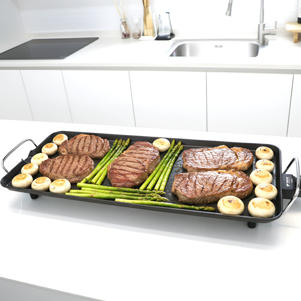26년형 키친아트 전기그릴 와이드 전기불판 대형 삼겹살 굽는 팬, W660NK 58,900원