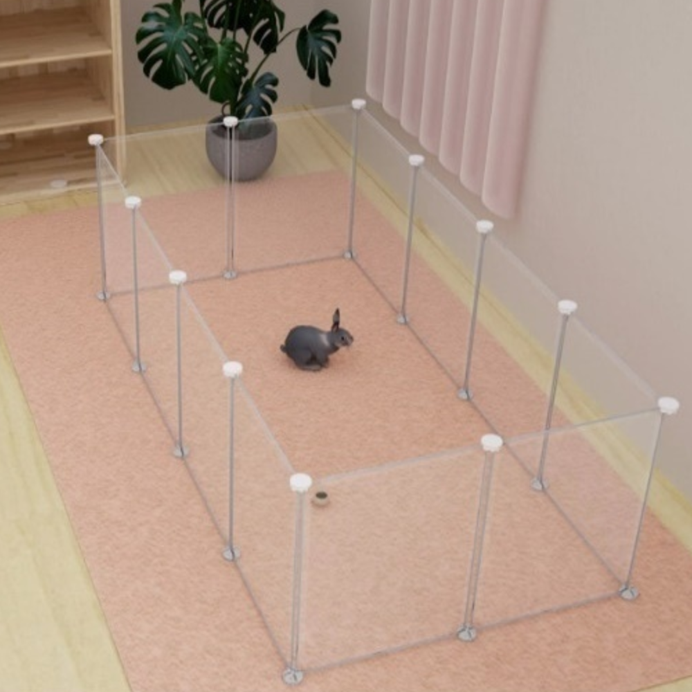 DIY 간편한 조립식 반투명 강아지낮은펜스 고양이펜스 20,500원