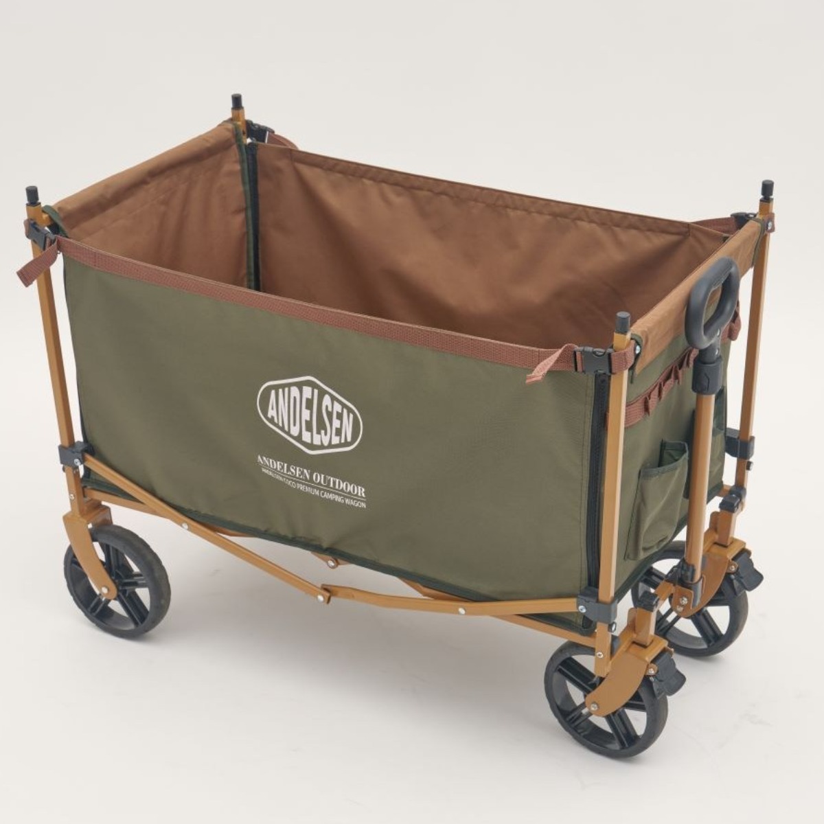 안델센 코코 프리미엄  4in1 캠핑웨건 (캐노피적용, 강아지 유모차 사용, 측면개방, 벤치형 웨건) 105,500원