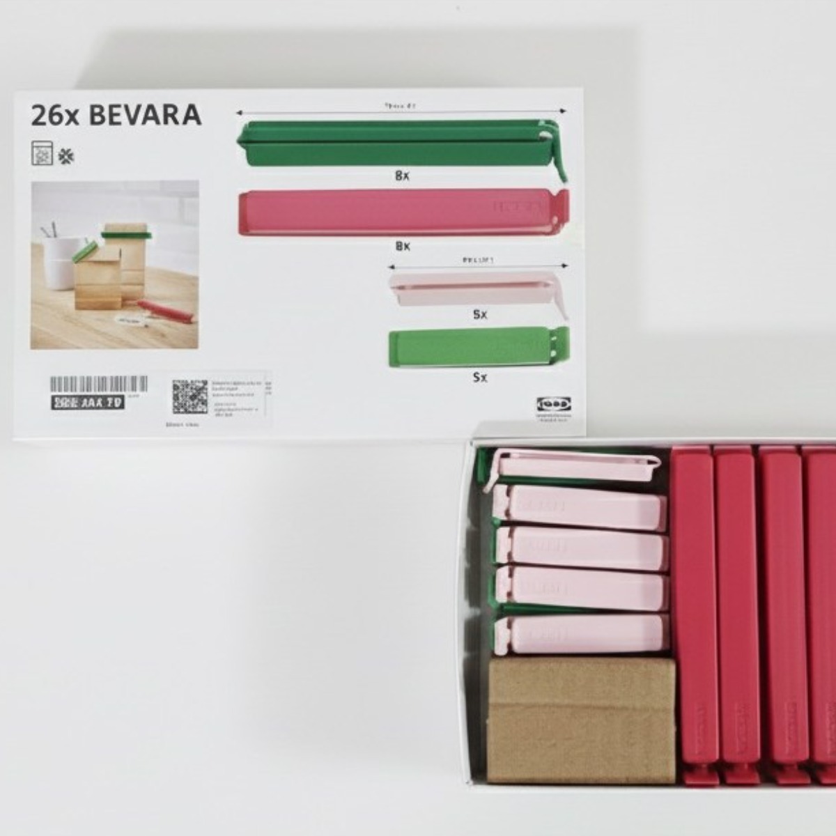 세라 주방정리 필수템 비닐 밀봉집게 보관 이케아 클립 26p + 품질보증서 8,940원