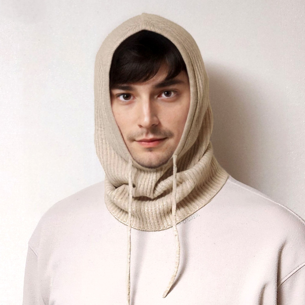 [NIVADA] 니바다 8004 캐시미어 100% 남녀공용 바라클라바 베이지 109,000원