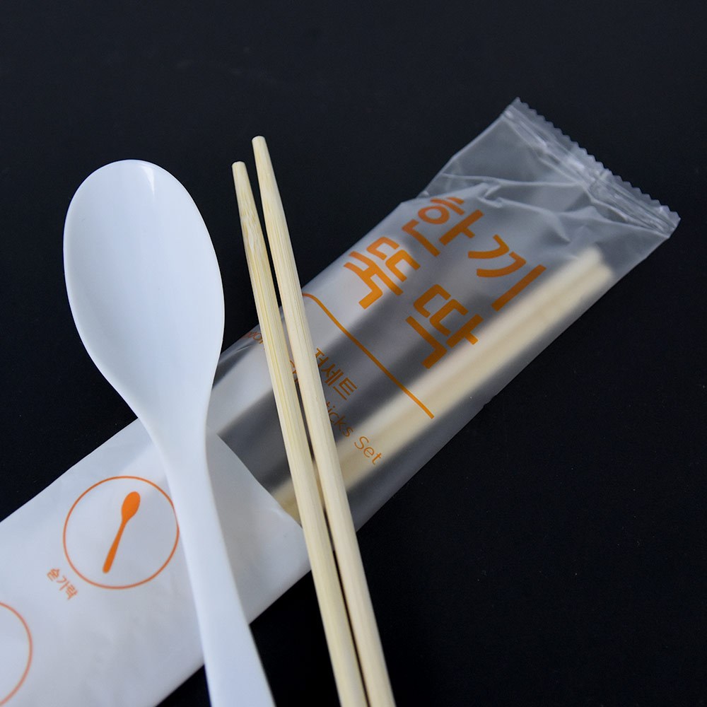 (주)대성산업 한끼뚝딱 OPP-200 일회용 수저 세트, 1세트, 500개 38,900원