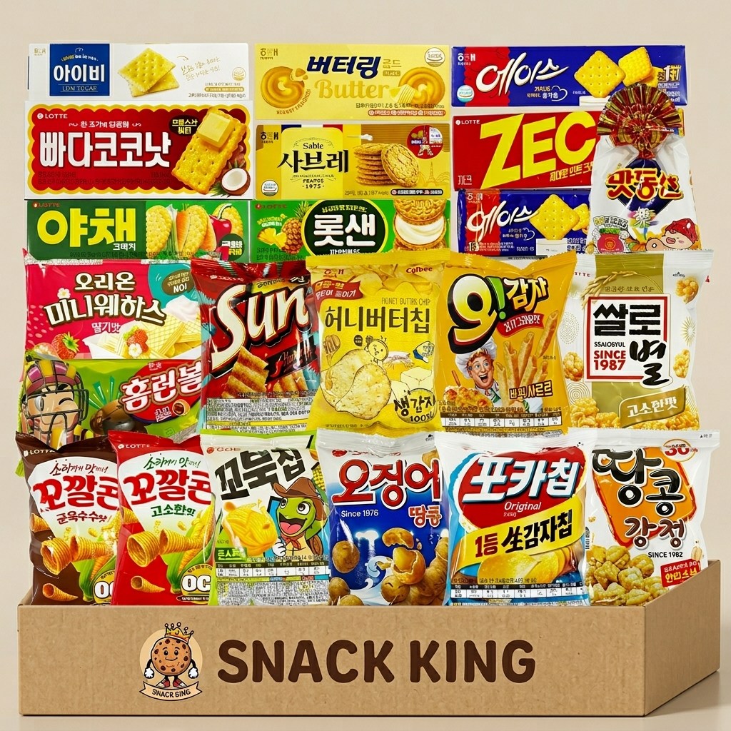 스낵킹 22종 과자세트 대용량 탕비실 인기과자, 1박스, 1세트 57,800원