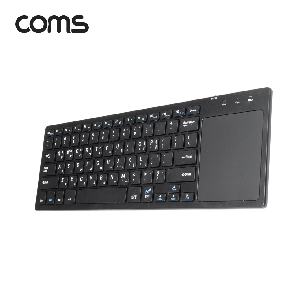 Coms 2.4GHz 슬림형 무선 키보드 일체형 터치패드 36,500원