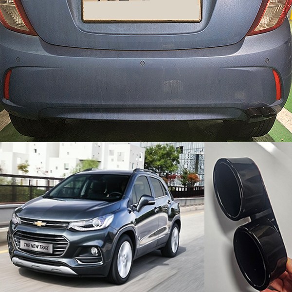 아반떼 자동차 듀얼 머플러 배기 파이프 범퍼가드 튜닝용품 꾸미기 소나타, 트렉스 29,800원