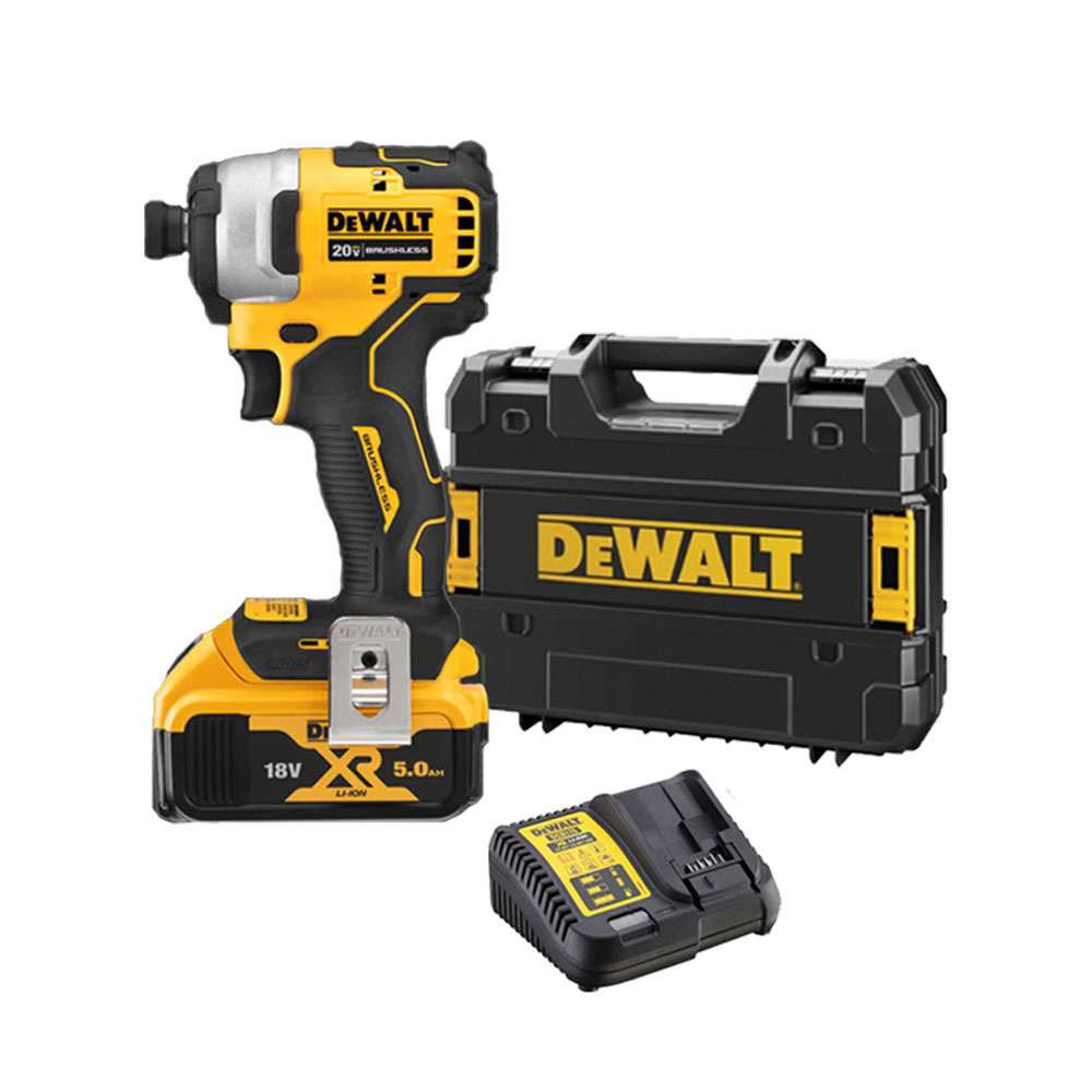 디월트 20V MAX 컴팩트 BLDC 충전 임팩 드라이버 DCF809P1, 1개 243,140원