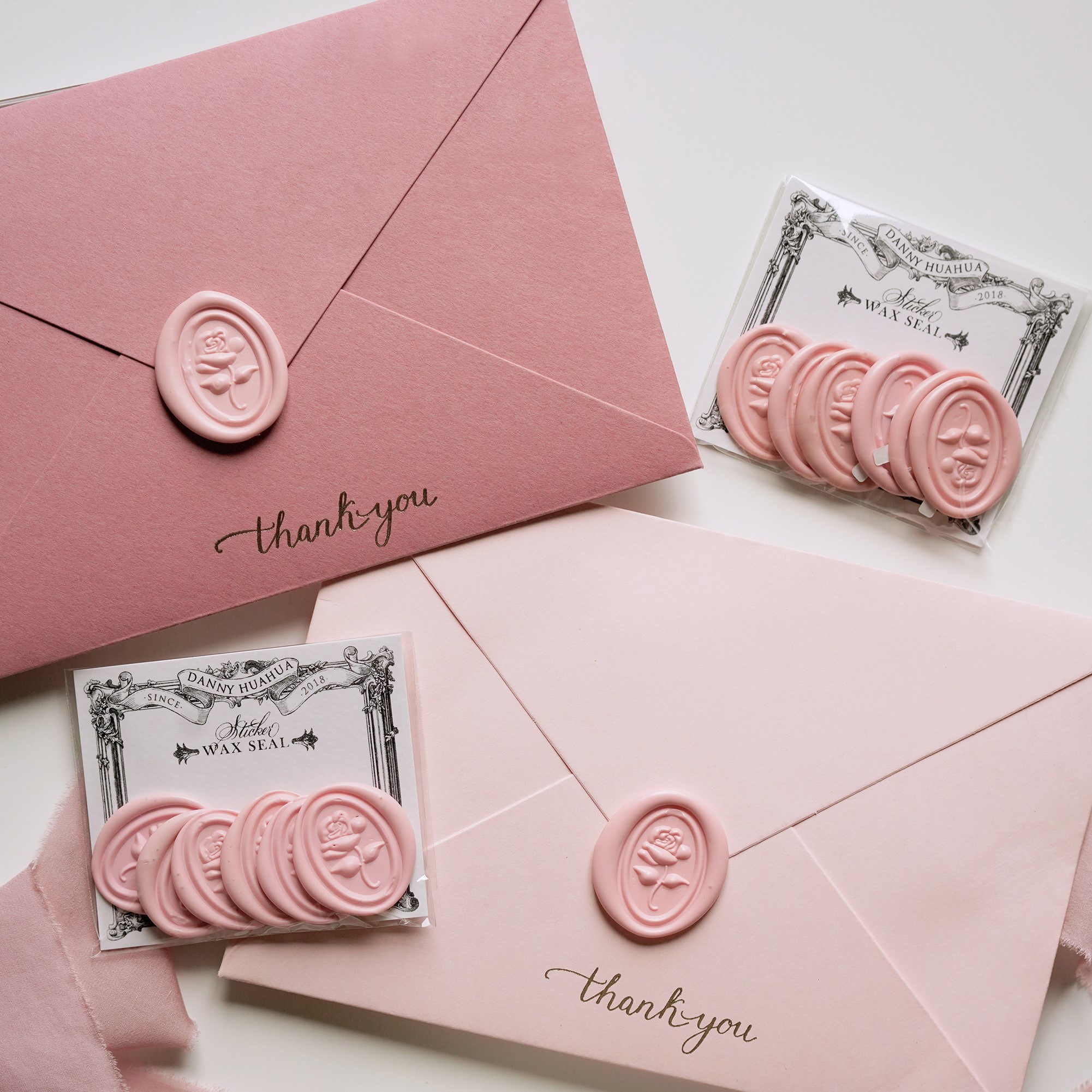 고맙토다 실링 스티커 청첩장 봉투 스티커 Rose 장미 스티커 6개입, 1개, R01-베이비 핑크 3,500원
