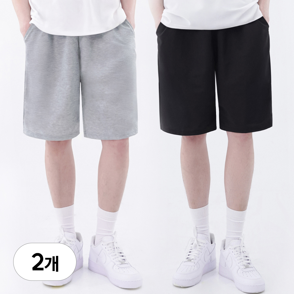 맨인모드 2장세트 데일리핏 트레이닝 반바지 10,000원