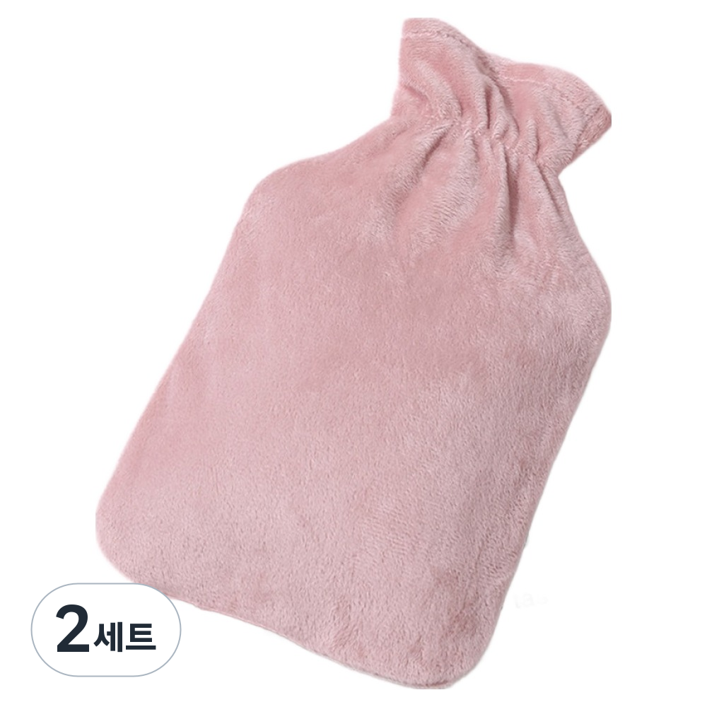 해피앤굿 부드러운 보온물주머니 1000ml + 보온팩 세트 핑크, 2세트 14,490원