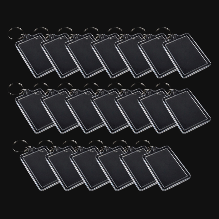 마다꾸미 투명 아크릴 액자 사진 열쇠고리 08 대형 12,300원