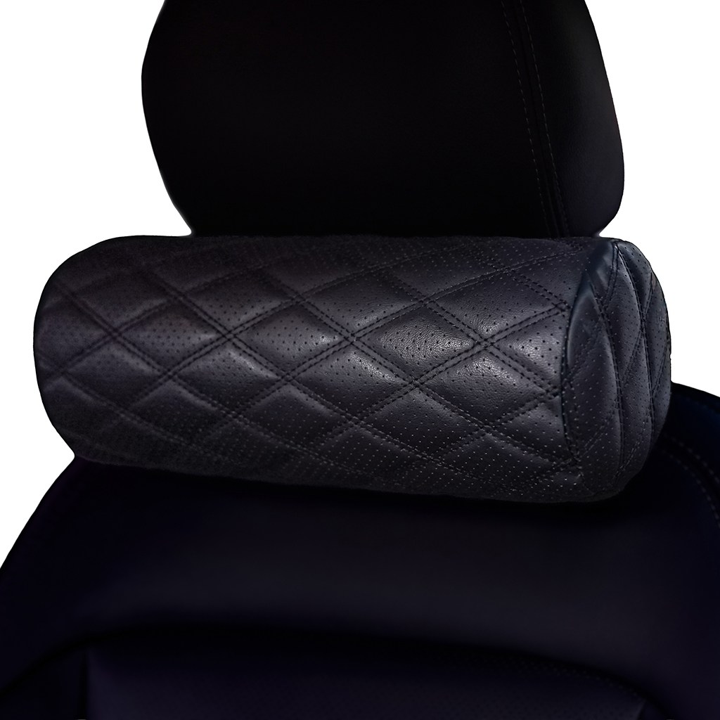 볼체 메모리폼 차량용목쿠션 자동차 목받침 목베개, 2개, 01.클래식블랙 38,240원