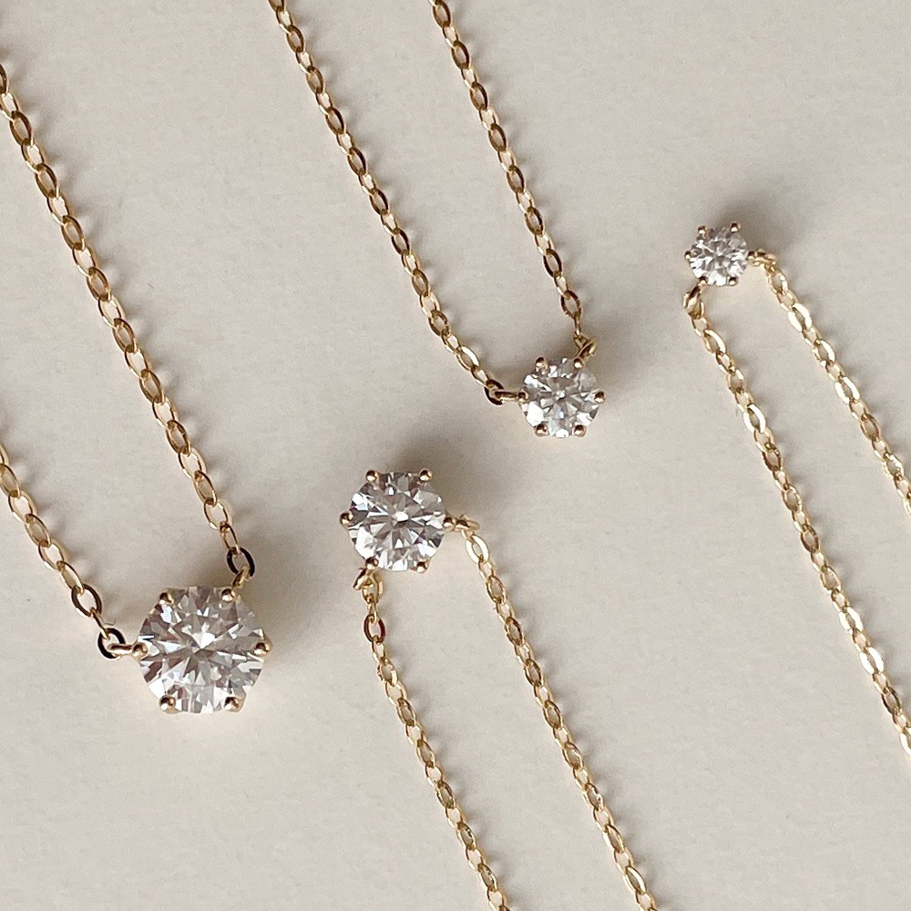 14K 모이사나이트 목걸이 1부 3부 5부 1캐럿 다이아목걸이 GRA 인증서 293,000원