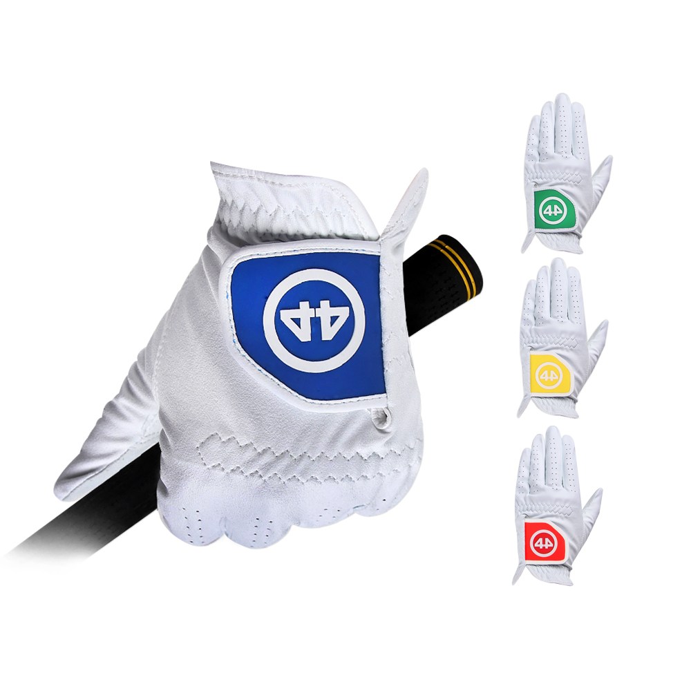 44 프리미엄 반양피 컬러패치 골프장갑 왼손착용 남여공용 3p 18,900원