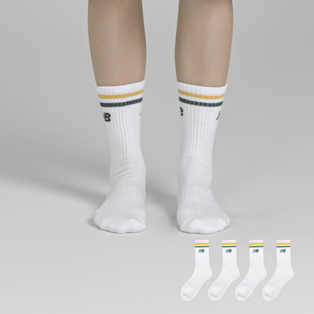 뉴발란스 투턴 라인 쿠션 장목 양말 4켤레 17,900원