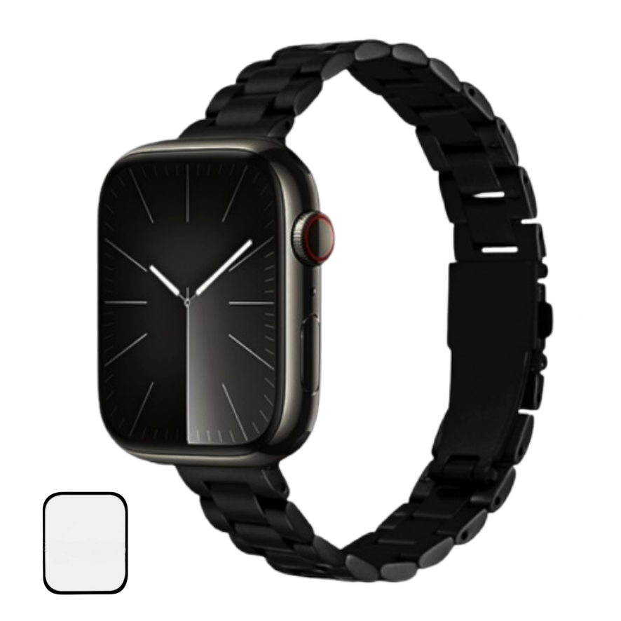 NUBASE 애플워치 호환 리미티드 슬림 모던 메탈 스트랩 줄 조절기 포함 12,980원