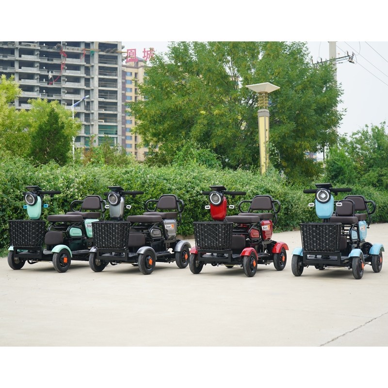 사륜바이크 미니 전기 자동차 어르신 장애인용 스쿠터 전동 휠체어 보조 차량 네발 오토바이 1,404,000원