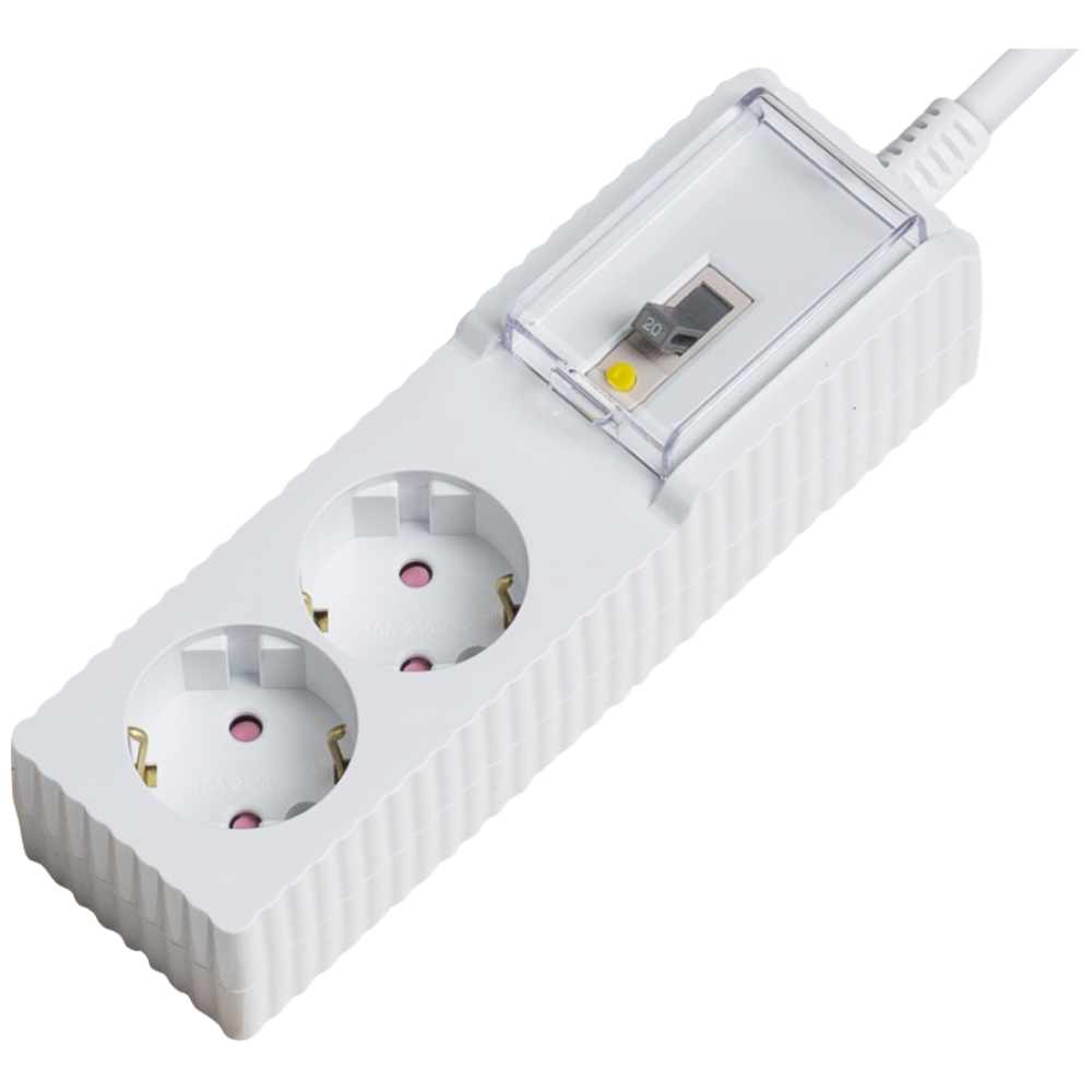 파워존 웨이브 자동소화 고용량 멀티탭2구 누전차단 50cm 1.5m 3m 5m 7m 에어컨 냉풍기, 1개 37,100원