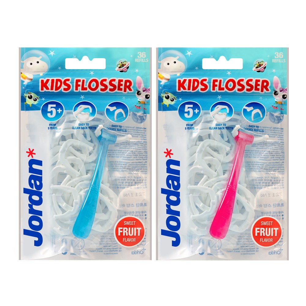 조르단 어린이 치실 핸들 랜덤 발송 + 리필 36p 9,680원