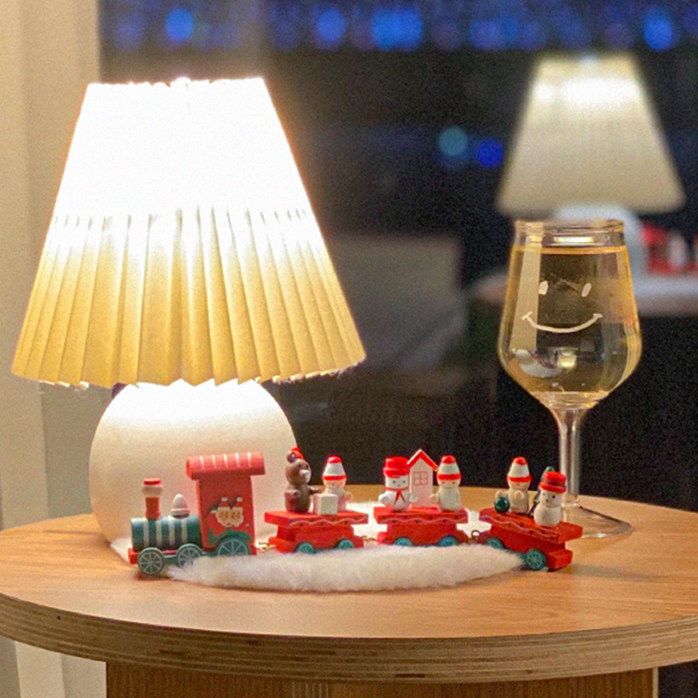 이플린 크리스마스 인테리어장식 미니어처 나무기차 + 원형러그 19,900원