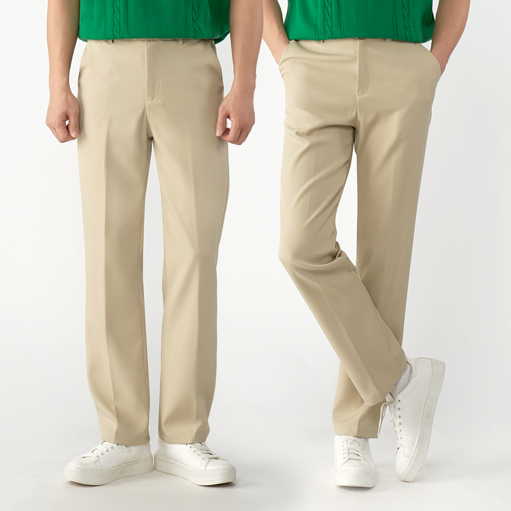 언탭트 남성용 기본핏 사계절 구김방지 원단 빅사이즈 슬랙스 19,800원