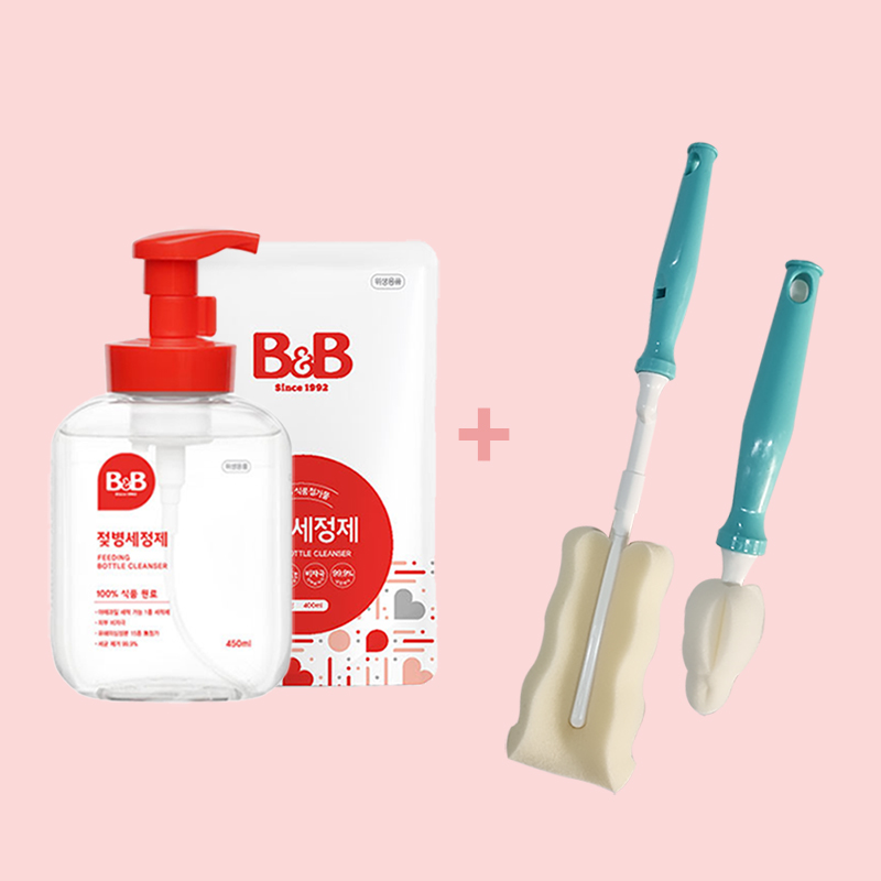 비앤비 젖병세정제용기 리필 솔세트 15,000원