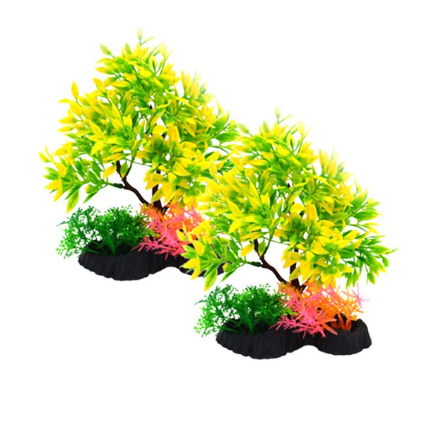 아쿠아테라 어항장식 중경 인조수초 AT605T 2개입 8,000원