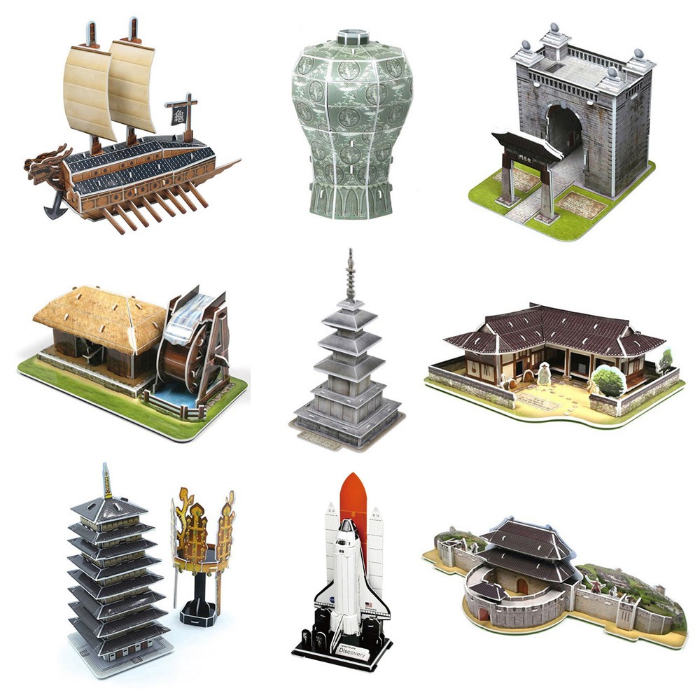 3D입체퍼즐 뜯어 만들기 교구 모음전 1, 증기기관차, 81피스, 1개 5,000원