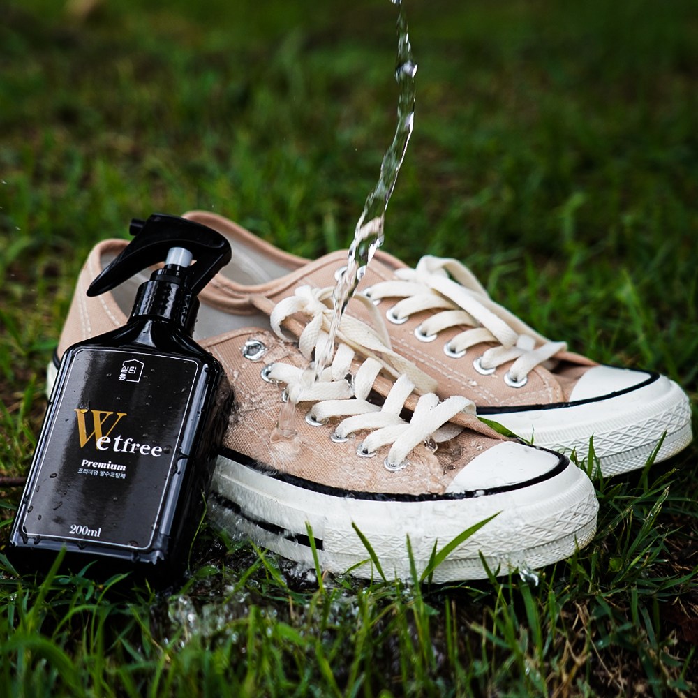 살림애 웻프리 신발 운동화 의류 텐트 방수 스프레이 섬유 텐트 발수코팅제 뿌리는방수제 신발코팅, 1개 9,800원