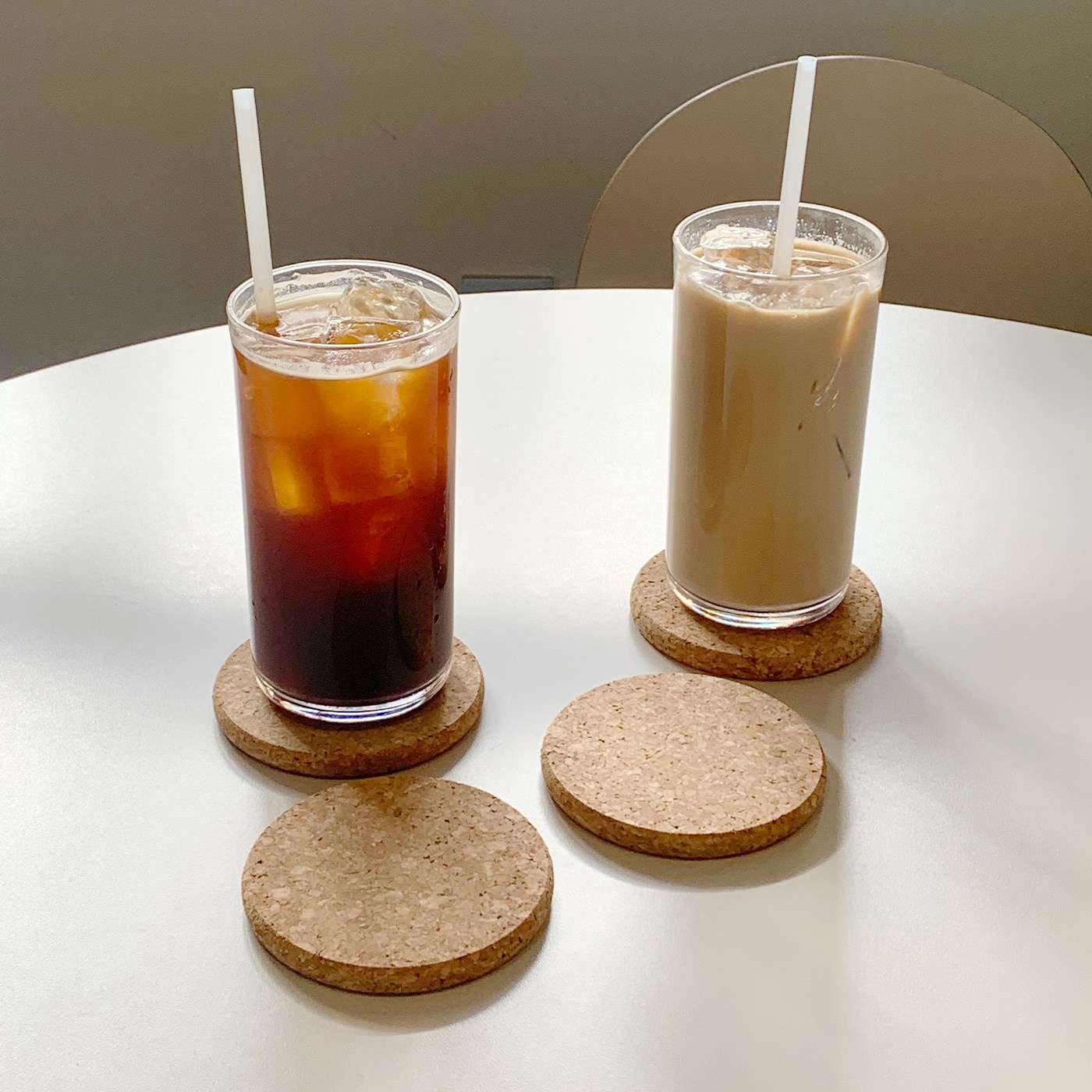 아카시아홈 코르크 컵받침 카페 잔받침대 논슬립 티코스터 4개1세트 6,600원