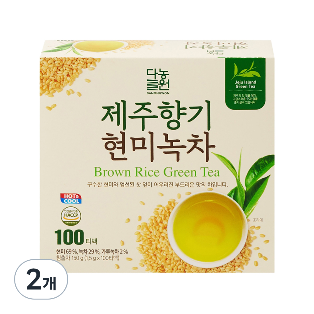 다농원 제주향기 현미녹차 티백 10,230원