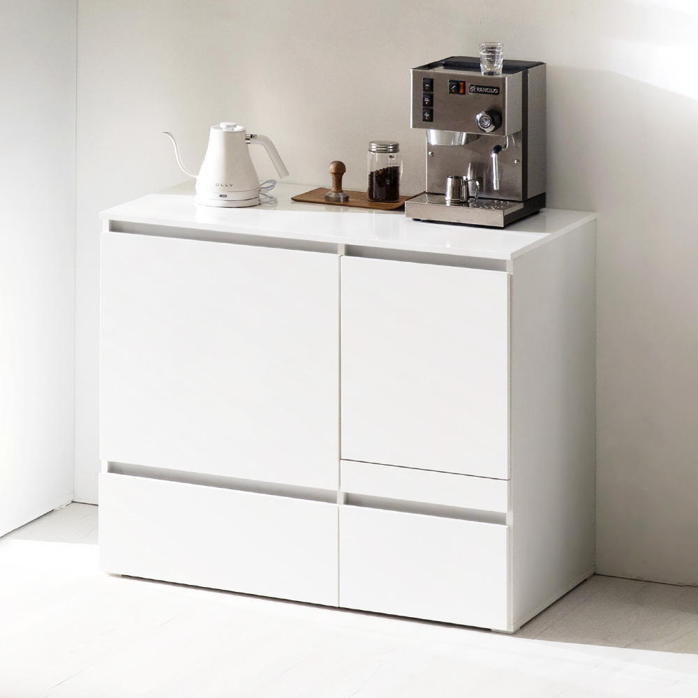 [방문설치+와우할인가이벤트] 광파오븐렌지대 홈카페 주방수납장 맘마존 수납장 렌지대 1000 아일랜드식탁 홈바수납장 낮은렌지대, 화이트 239,000원