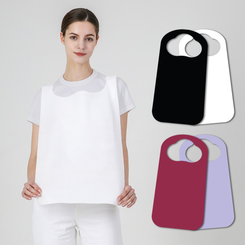 비라이트 일회용 위생 앞치마 부직포 손님용 앞치마 (4color) 500매, 500개, 블랙 29,460원