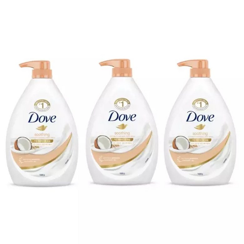 도브 수딩 코코넛 바디워시 1000ml 3개 /비누 샴푸 30,870원